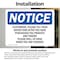Signmission Customers Please Fill Your Water Tank After, 7 in W x Rectangle, Vinyl Decal OS-2PACK-NS-D-57-L-10885 - alternate 4